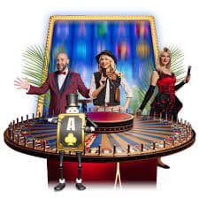 Mega Wheel spinning with numbered segments visible