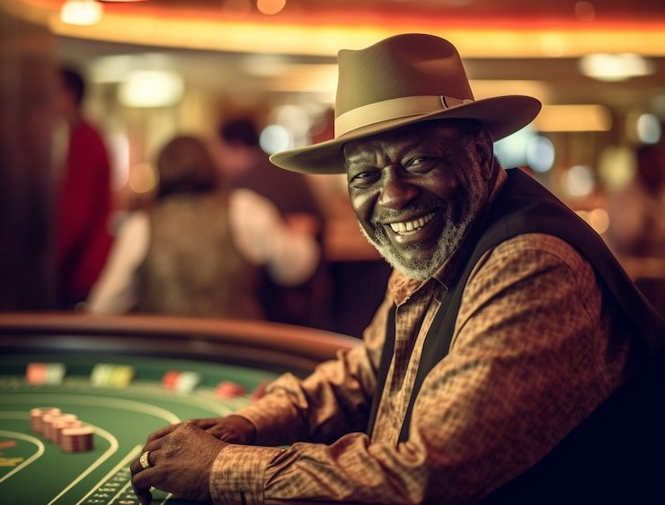 Live Sakong dealer table with multiple player positions